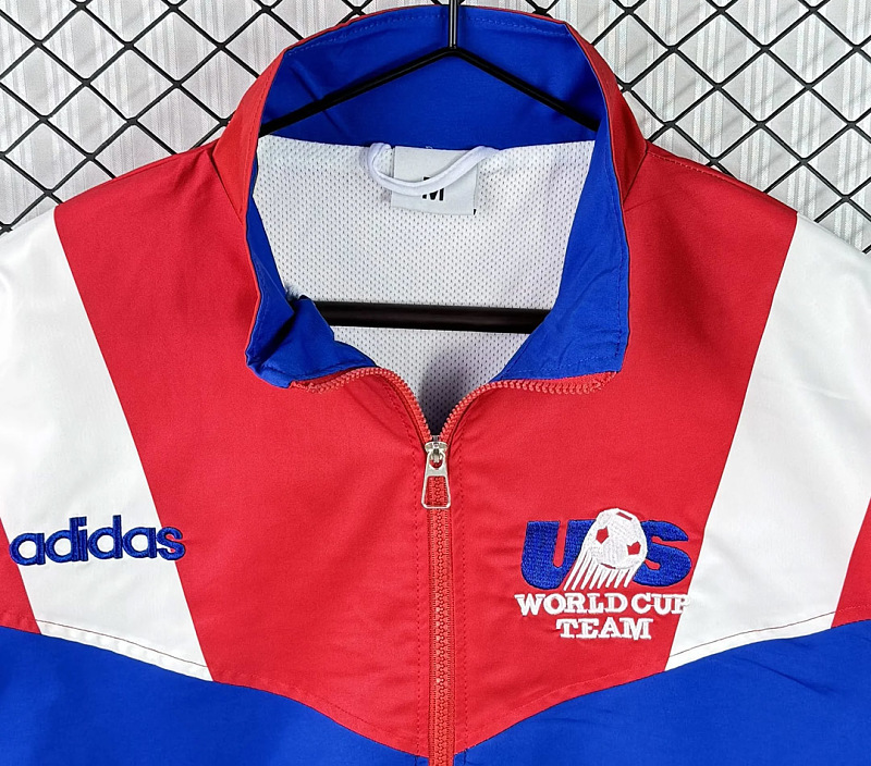 USA USA Blue Red Windbreaker 3