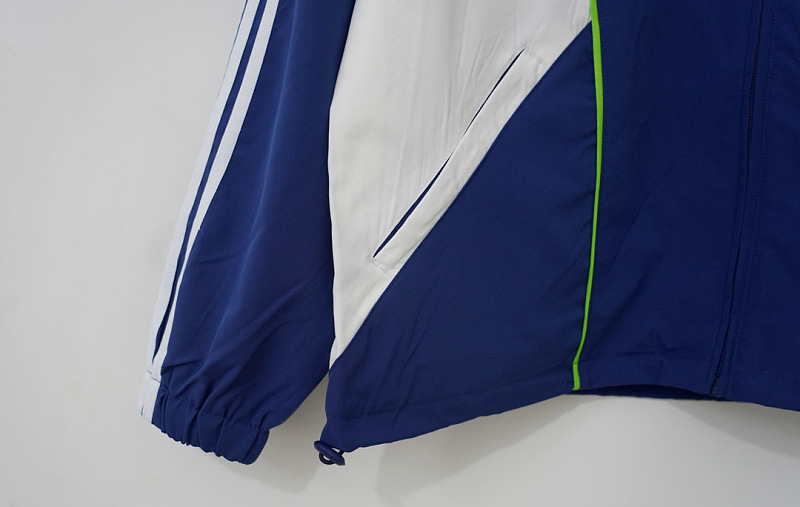 Real Madrid 10/11 Real Madrid Blue White Windbreaker 7