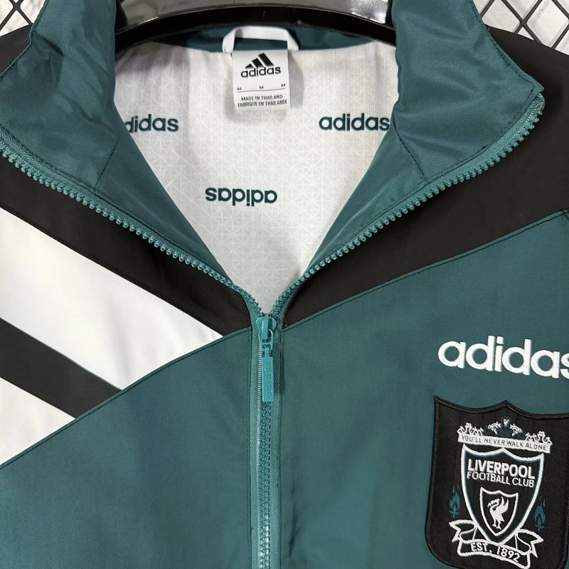 Liverpool 95/96 Liverpool Green Back Track Jacket 2