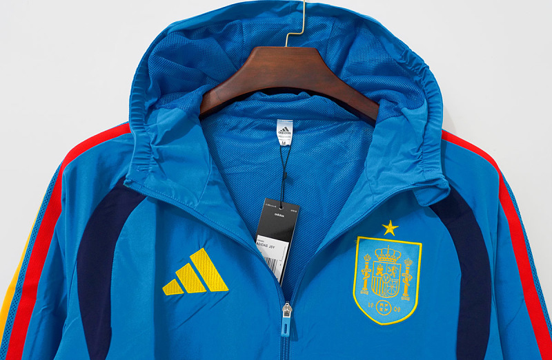 Spagna Spain Lake Blue Windbreaker 3