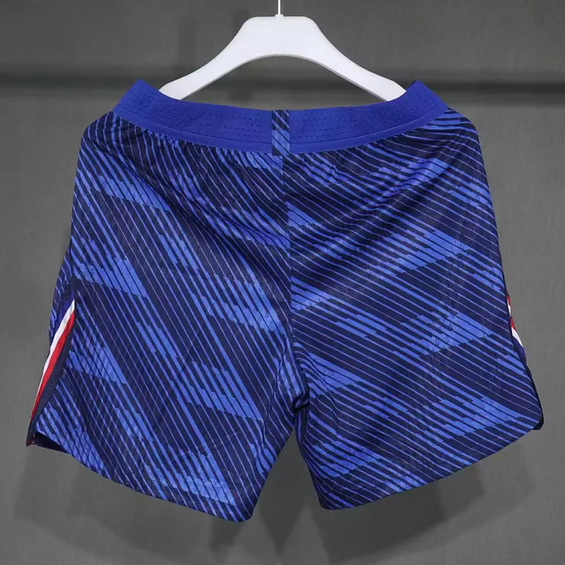 Francia France Home Blue Player Soccer Shorts 5
