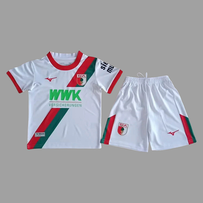Augsburg Soccer 25/26 Augsburg Home Kids Size 16-28