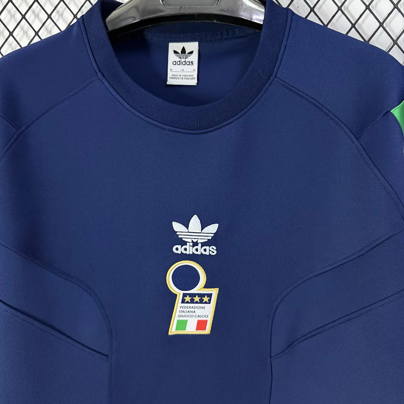 Italia Italy Blue Short Sleeve Sweatshirt 2