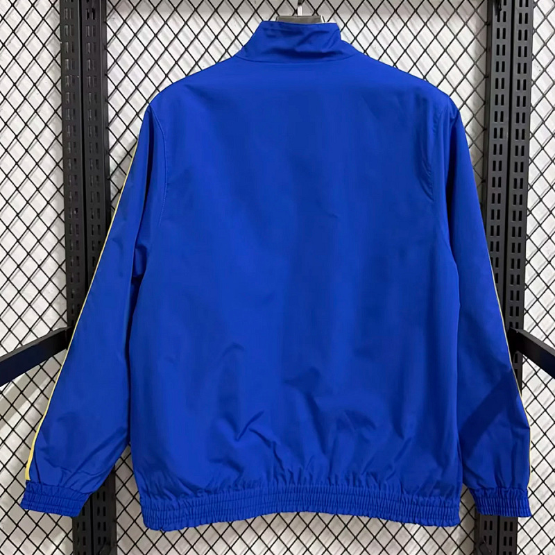 Real Madrid Real Madrid Cultural Story Reversible Yellow Blue Jacket 9