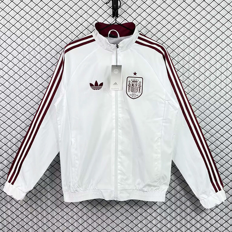 Spagna Spain White Windbreaker