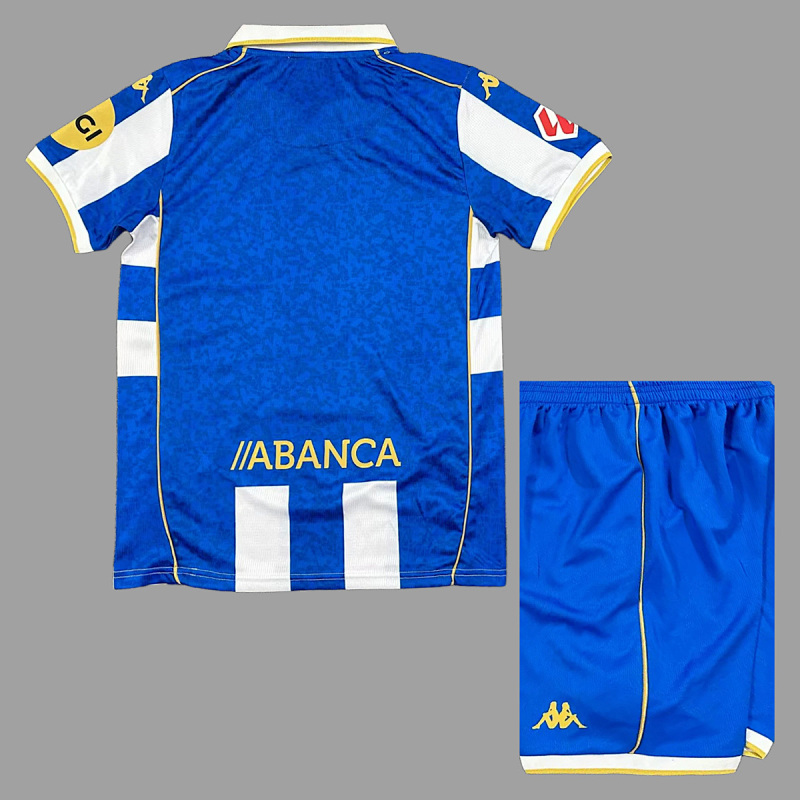 La Coruna 25/26 La Coruna Home Kids Size 16-28 2