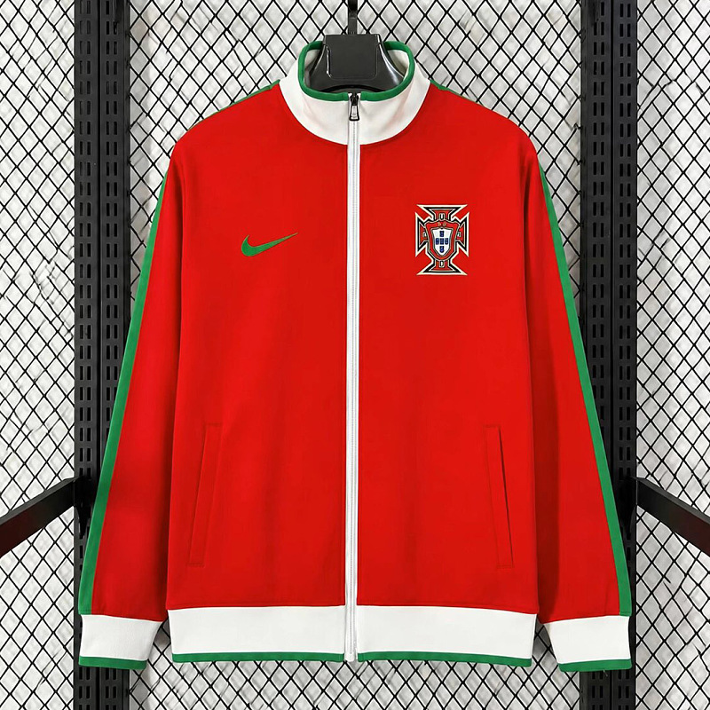Portogallo 2010-12 Portugal Red Retro Windbreaker