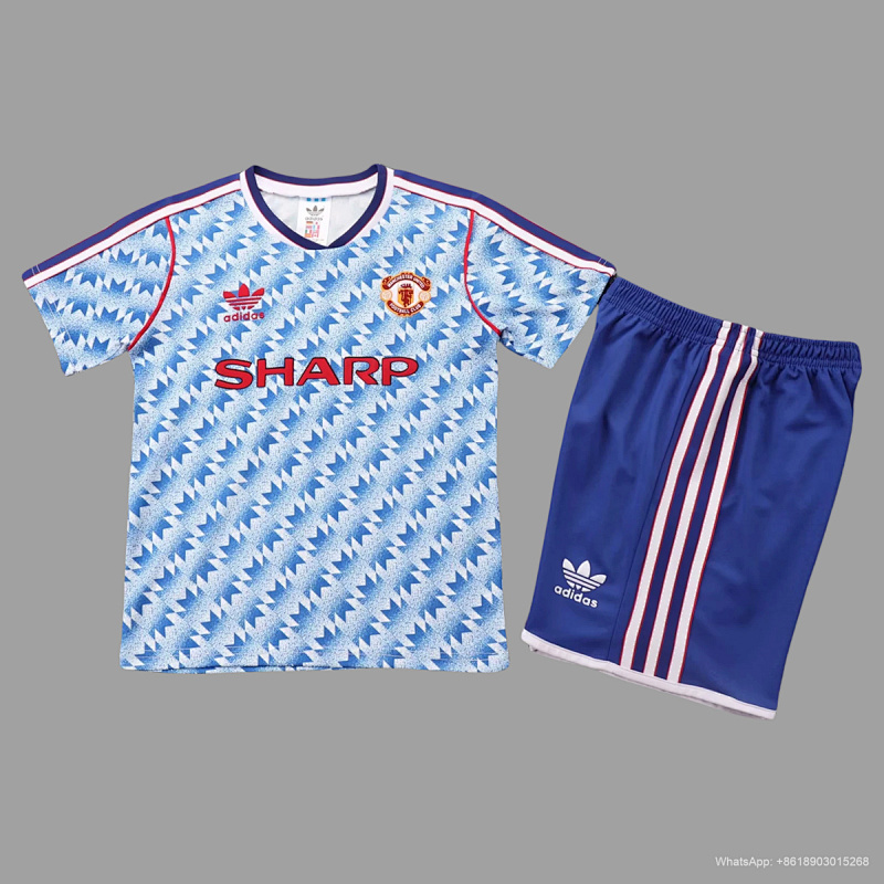 Manchester United 90/92 Manchester United Away Kids Size 16-28