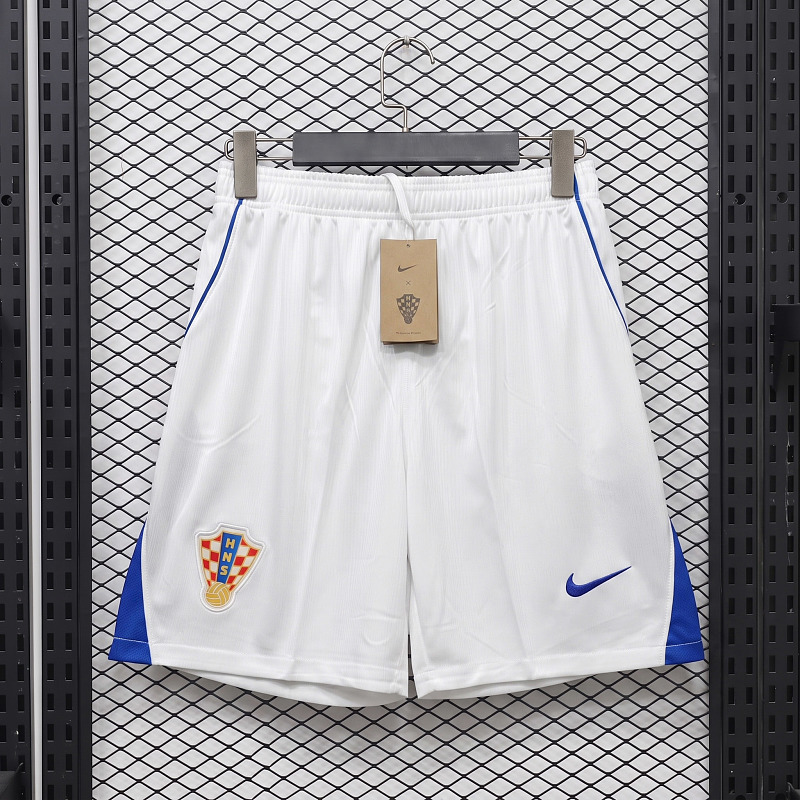 Croazia Croatia Home Soccer Shorts