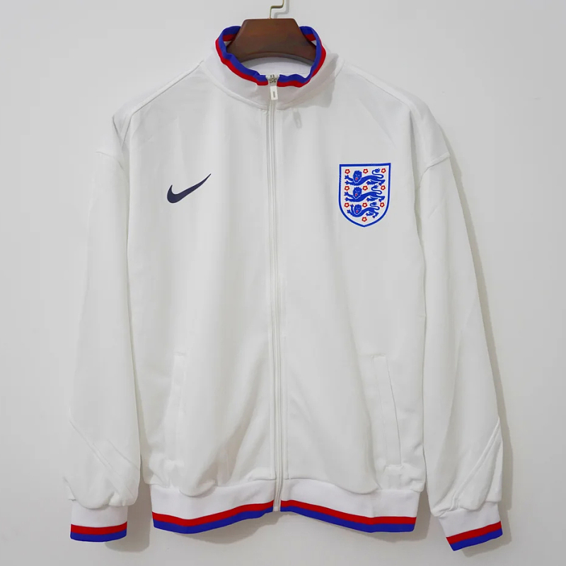 Inghilterra England White Windbreaker