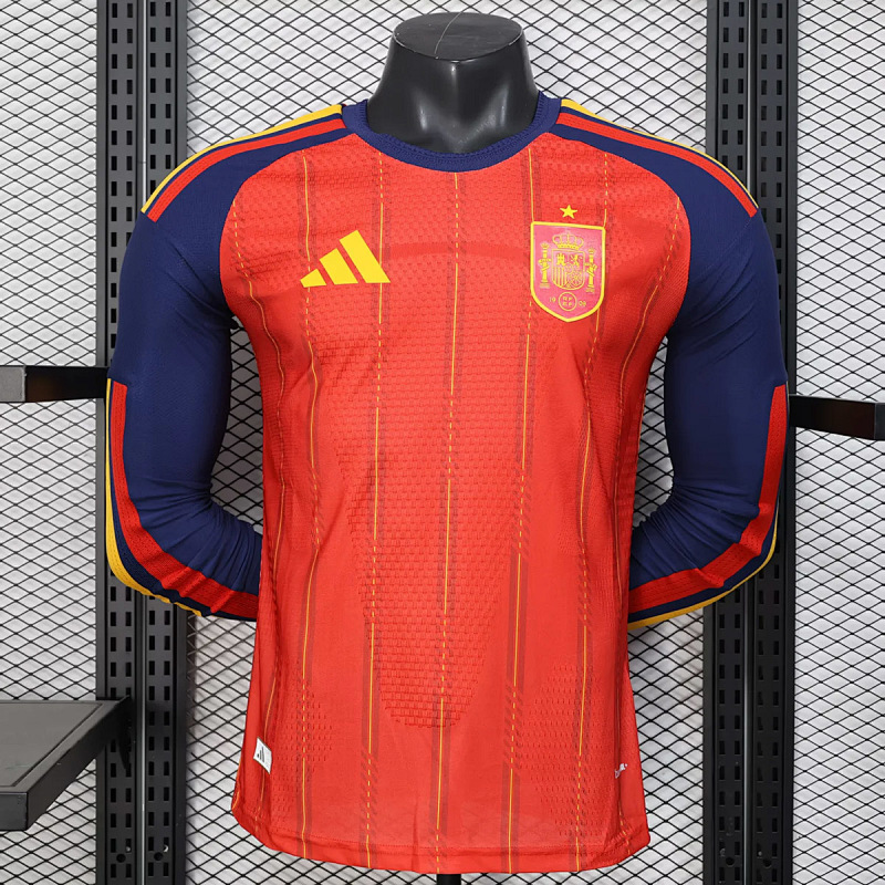 Spagna Spain Home Long Sleeve Player
