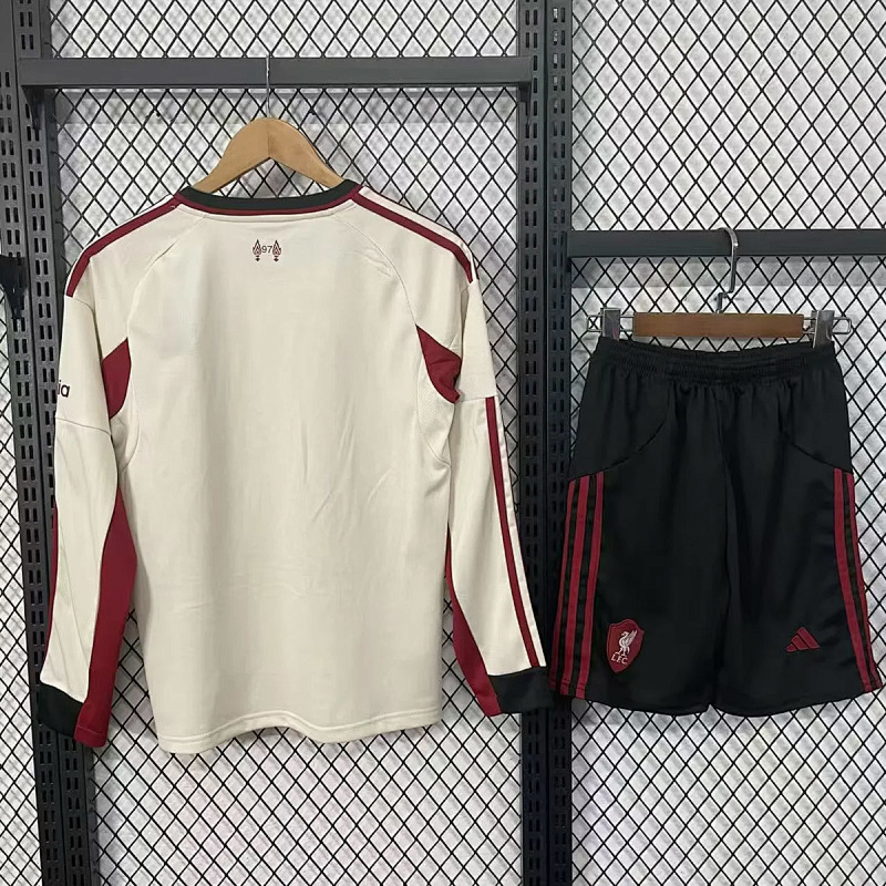 Liverpool 25/26 Liverpool Away Long Sleeve Kids Size 16-28 2
