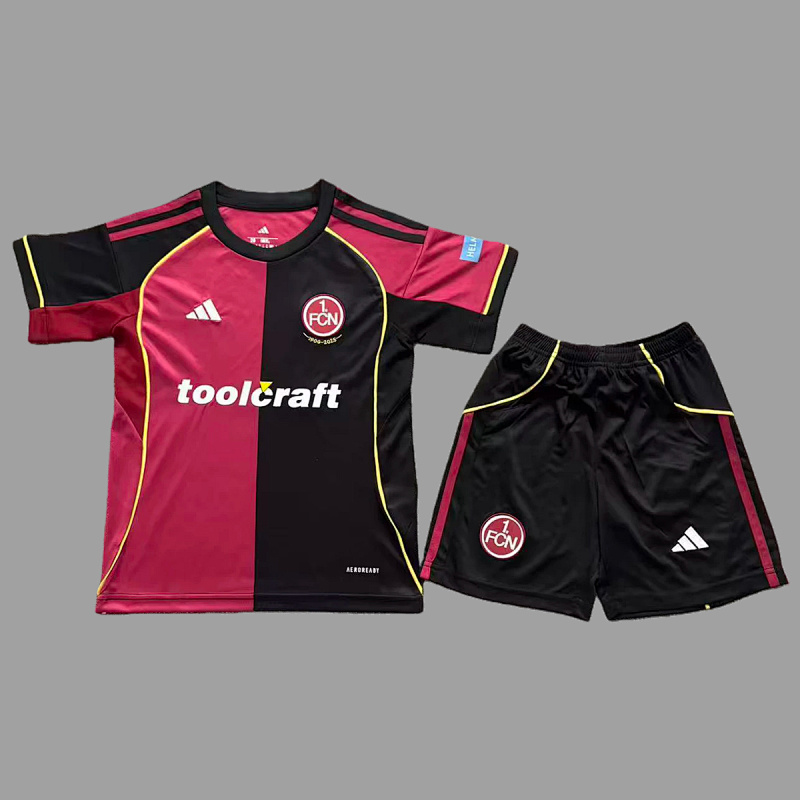 Nurnberg Soccer 25/26 Nurnberg Home Kids Size 16-28