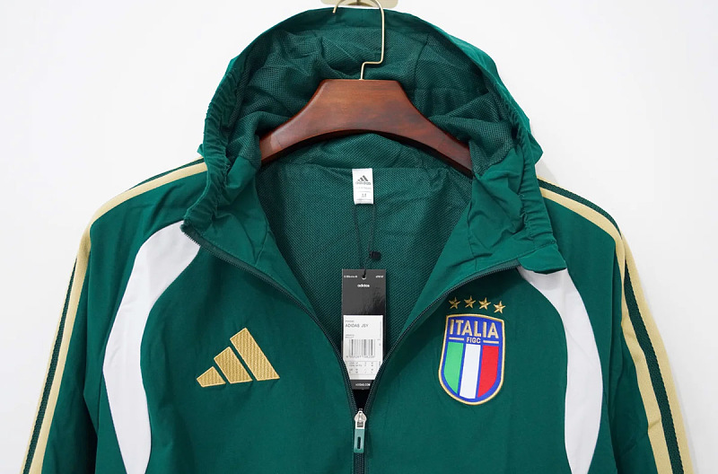 Italia Italy Green Windbreaker 3