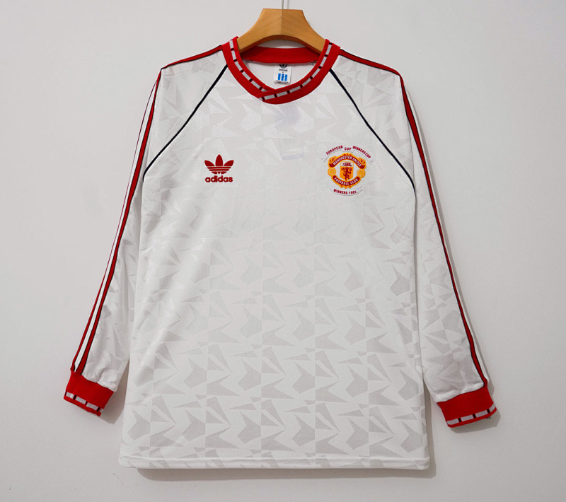 Manchester United 90/91 Manchester United European Cup Winner's Cup Final Long Sleeve Retro