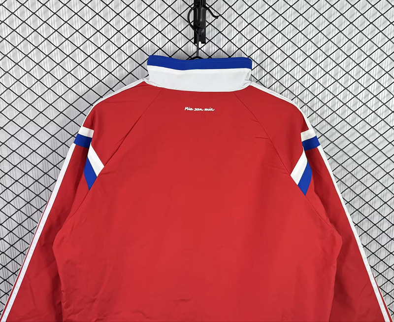 Bayern Munich 14/15 Bayern Munich Home Red Windbreaker 4