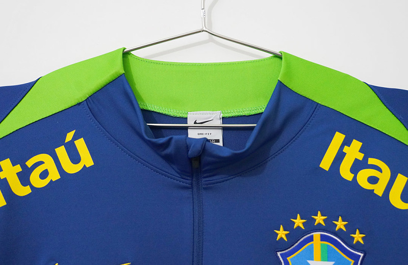 Brasile Brazil Dri-FIT Strike Drill Top Navy 3