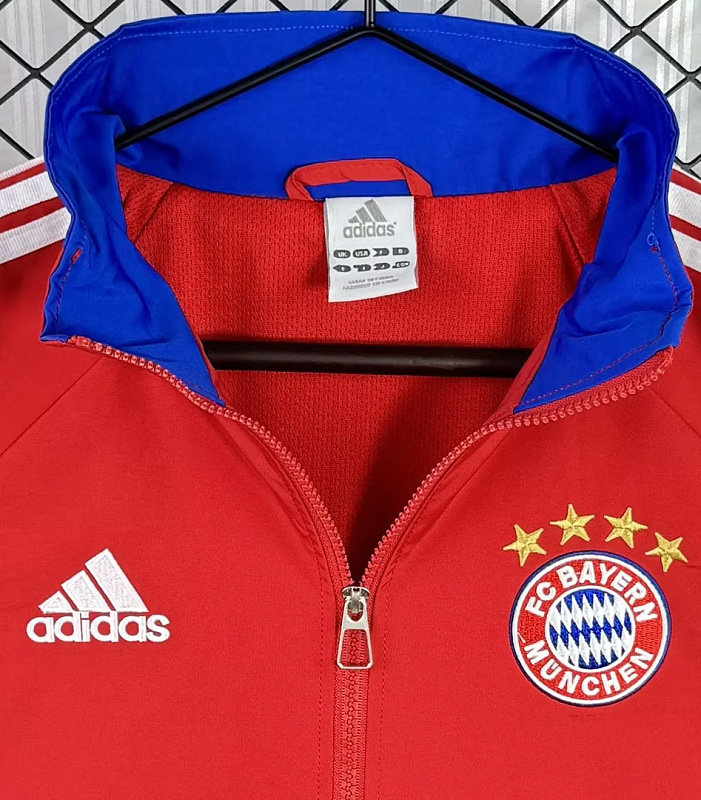 Bayern Munich 14/15 Bayern Munich Home Red Windbreaker 3