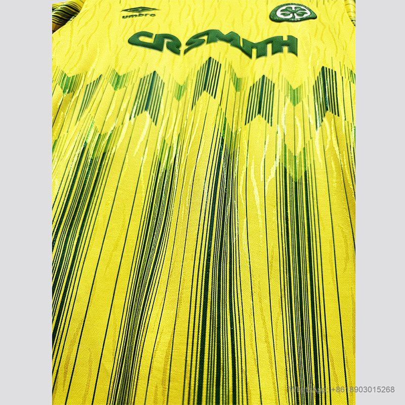 Celtic soccer 89/91 Celtic away retro size S-2XL 3