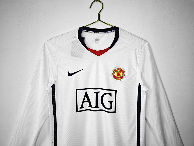 Manchester Long 08/09 Manchester Away Long Sleeve Retro 5