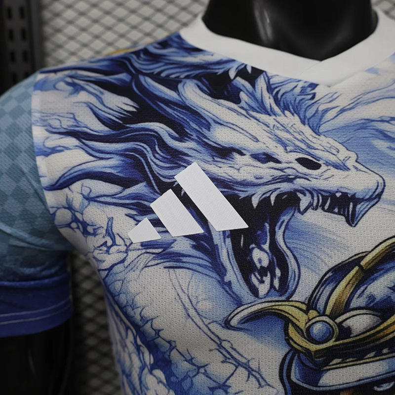 Giappone Japan Samurai Sapphire Blue Dragon Player 3