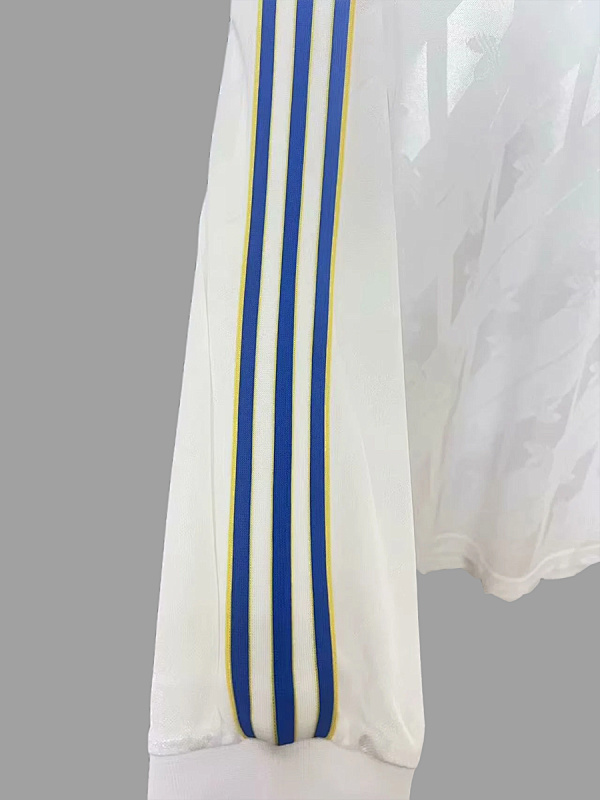Leeds United 24/25 Leeds United White Long Sleeve Retro 2