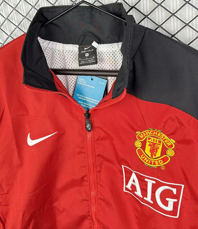 Manchester United 07/08 Manchester United Red Track Jacket 4