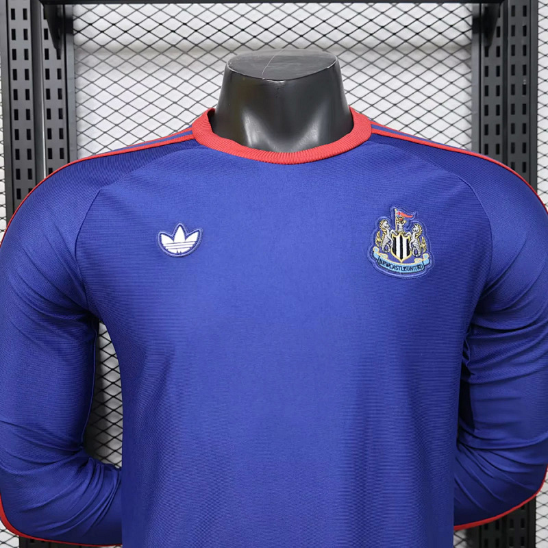 Newcastle 25/26 Newcastle United Originals Blue Trefoil Long Sleeve 2