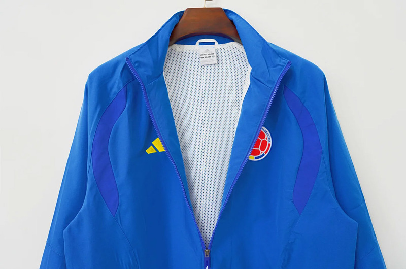 Colombia Colombia All Blue Windbreaker 4
