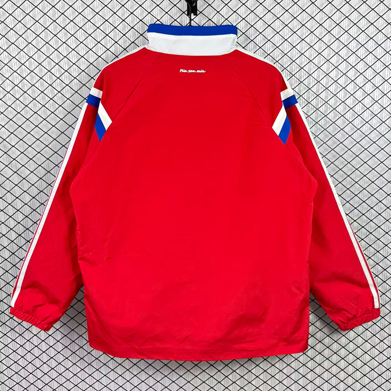 Bayern Munich 14/15 Bayern Munich Home Red Windbreaker 6