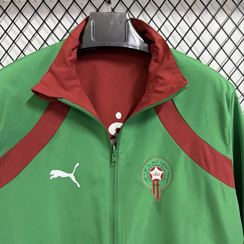 Marocco Morocco Pre-Match Reversible Woven Jacket 2
