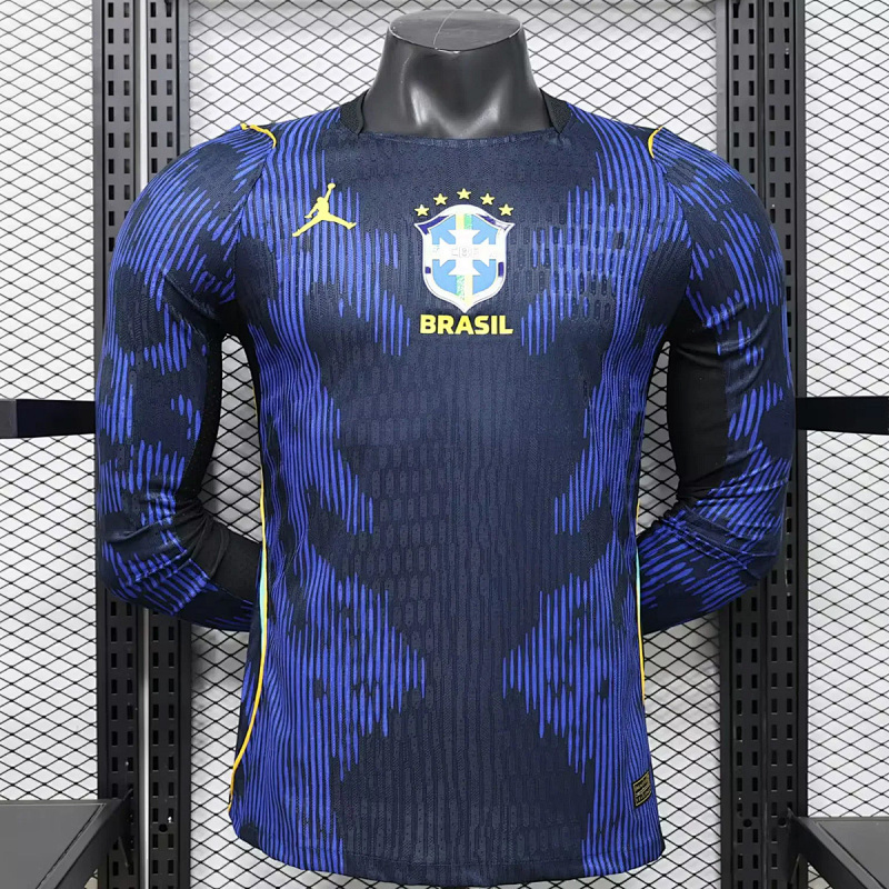 Brasile Brazil Away Player Long Sleeve