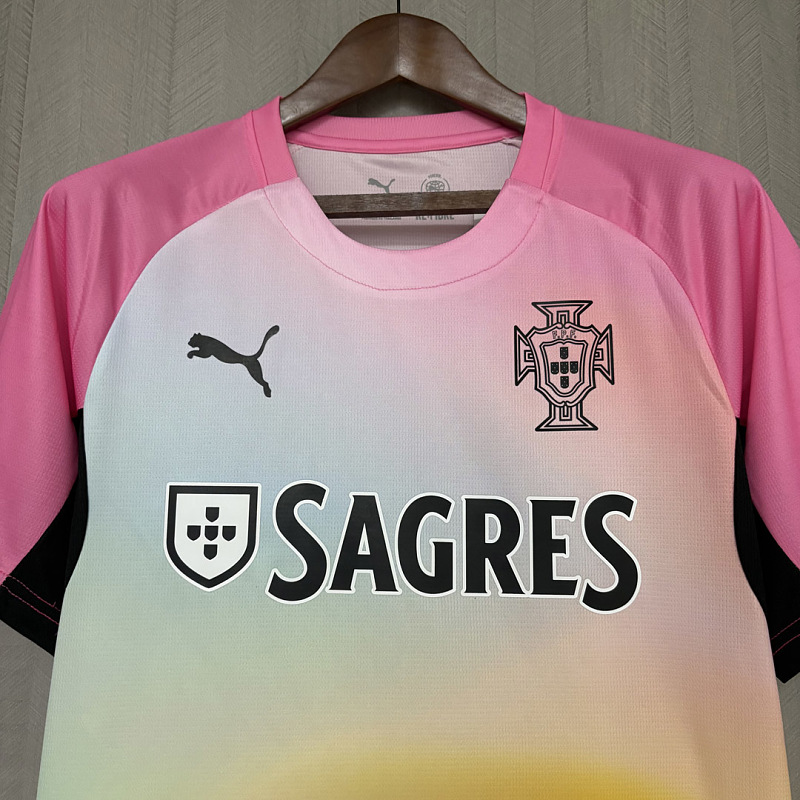Portogallo Portugal World Cup Pre-Match Training Shirt 4
