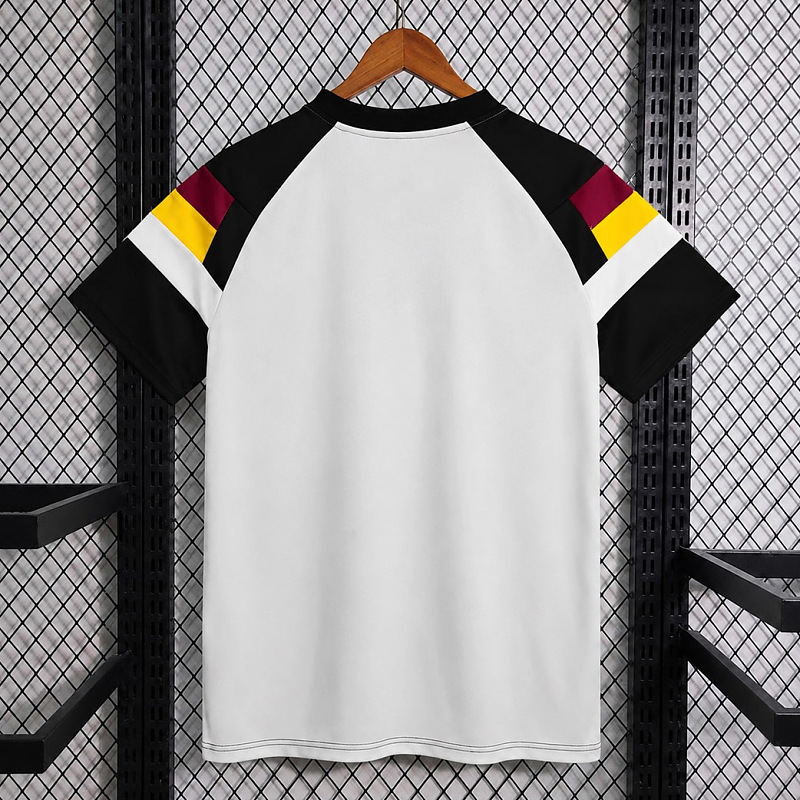 Germania Germany Trefoil Retro Inspired White Black Short Sleeve Sweatshirt 7