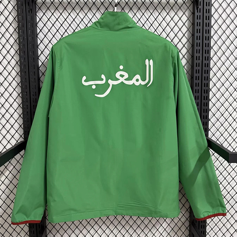 Marocco Morocco Pre-Match Reversible Woven Jacket 4