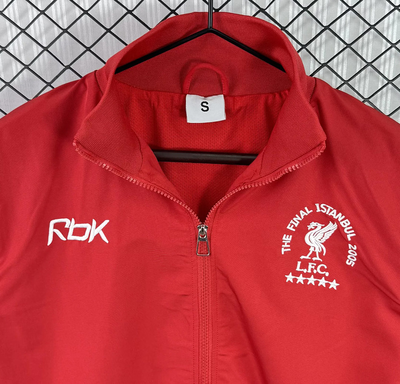 Liverpool 04/05 Liverpool Champion Final Red Windbreaker 4
