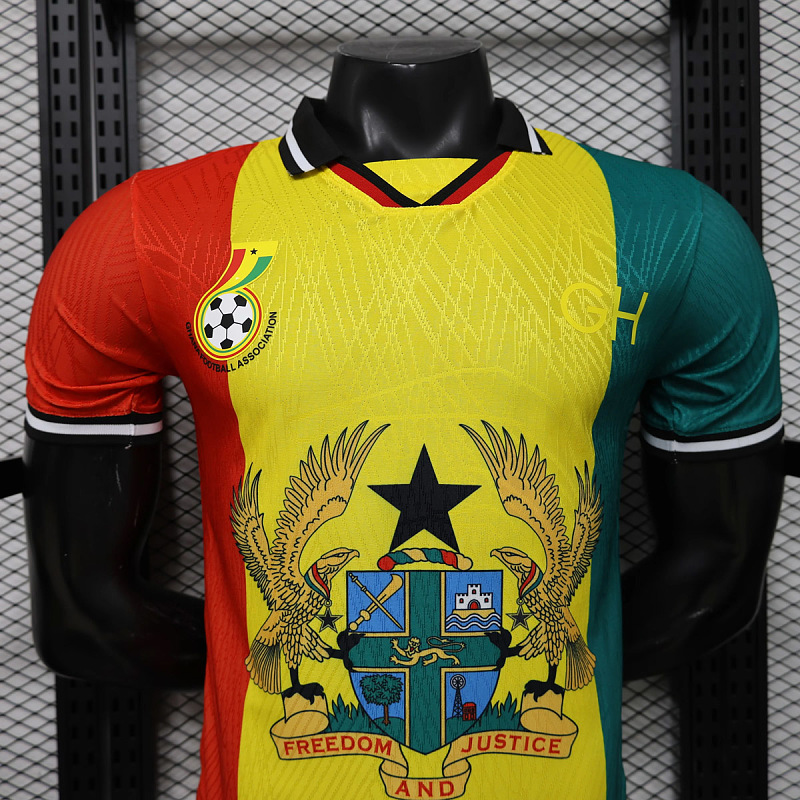 Nazionale Ghana Special Yellow Red Green Player 7