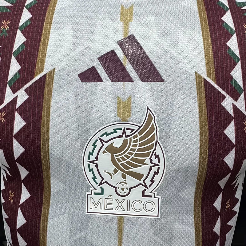 Messico Mexico White Maroon Player 4