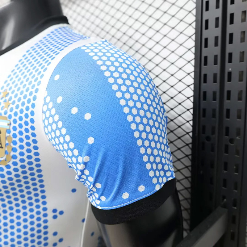 Argentina Argentina Special Player Distinctive Dot-Gradient Blue White 6
