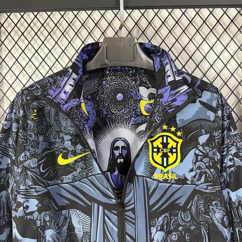 Brasile Brazil Jesus Version Reversible Jacket 7
