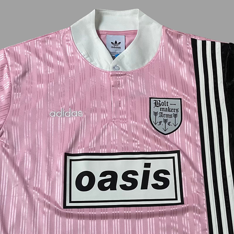 Oasis Boltmakers 95/96 Oasis Boltmakers Arms Pink Retro 2