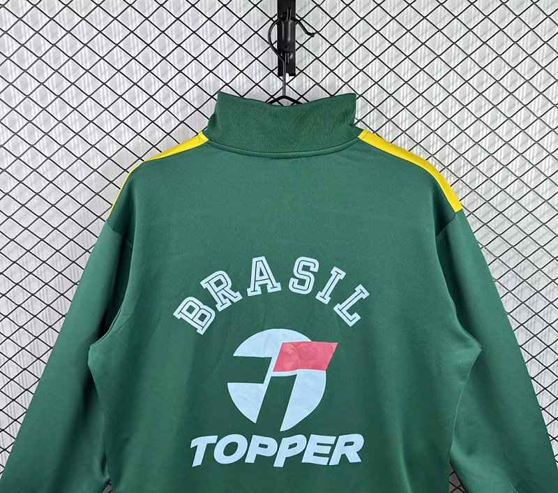 Brasile Brazil Green Yellow Windbreaker 3
