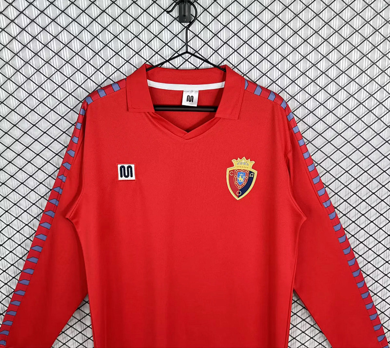 Osasuna Long 83/84 Osasuna Home Long Sleeve Retro 4