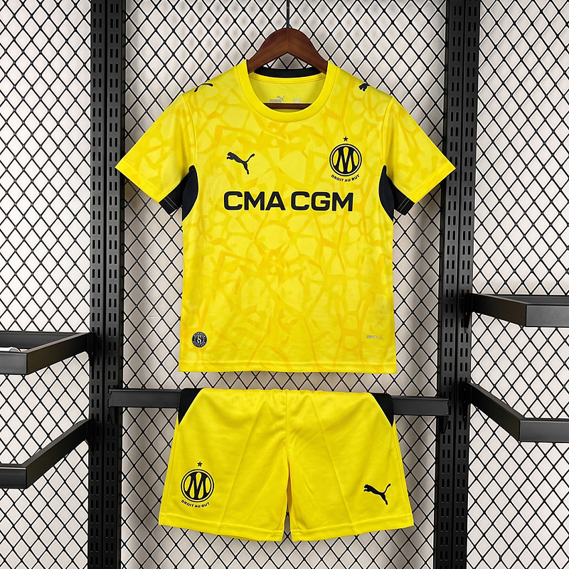 Marseille 26/27 Marseille Goalkeeper Kids Yellow