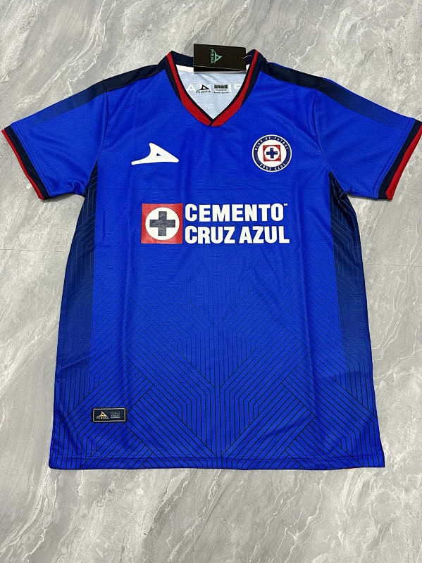 Messico 23-24 cruz azul home blue jersey