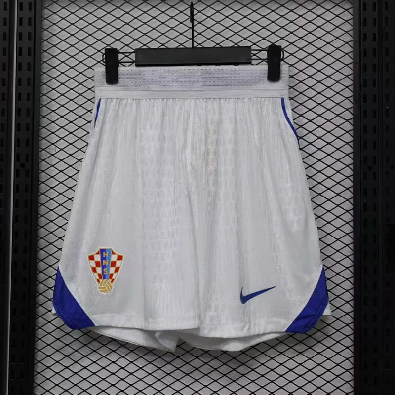 Croazia Croatia Home Player Soccer Shorts