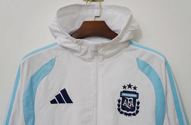 Argentina Argentina White Windbreaker 4