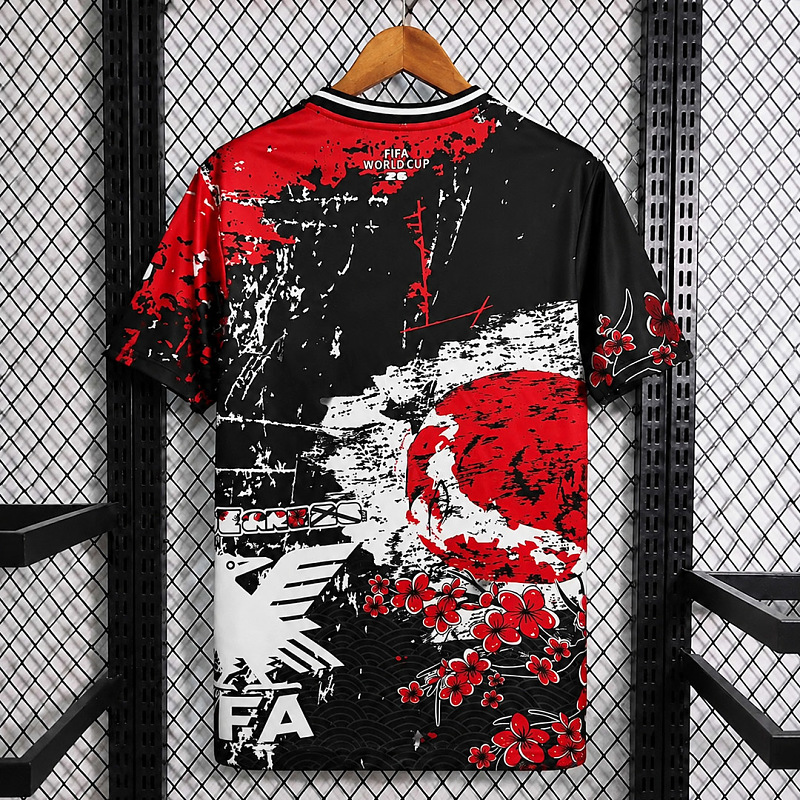 Giappone Japan Sepcial Edition Samurai Bold Red Sun Graphic and Traditional Floral 2
