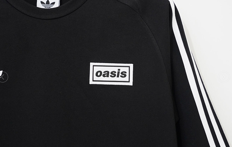 Adidas x Adidas x Oasis Black Sweatshirt 4