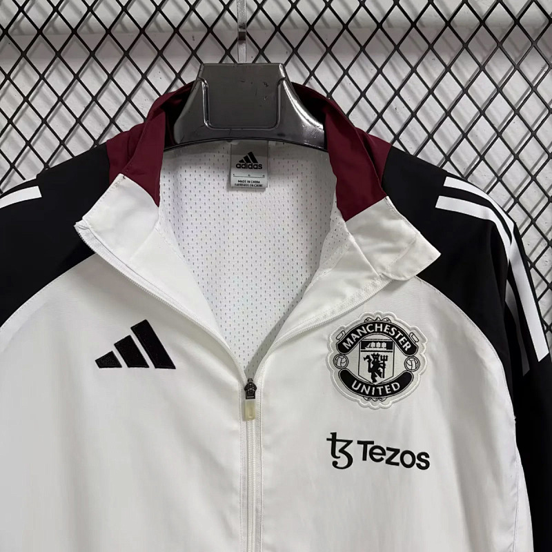 Manchester United 25/26 Manchester United Presentation Training White Jacket 6